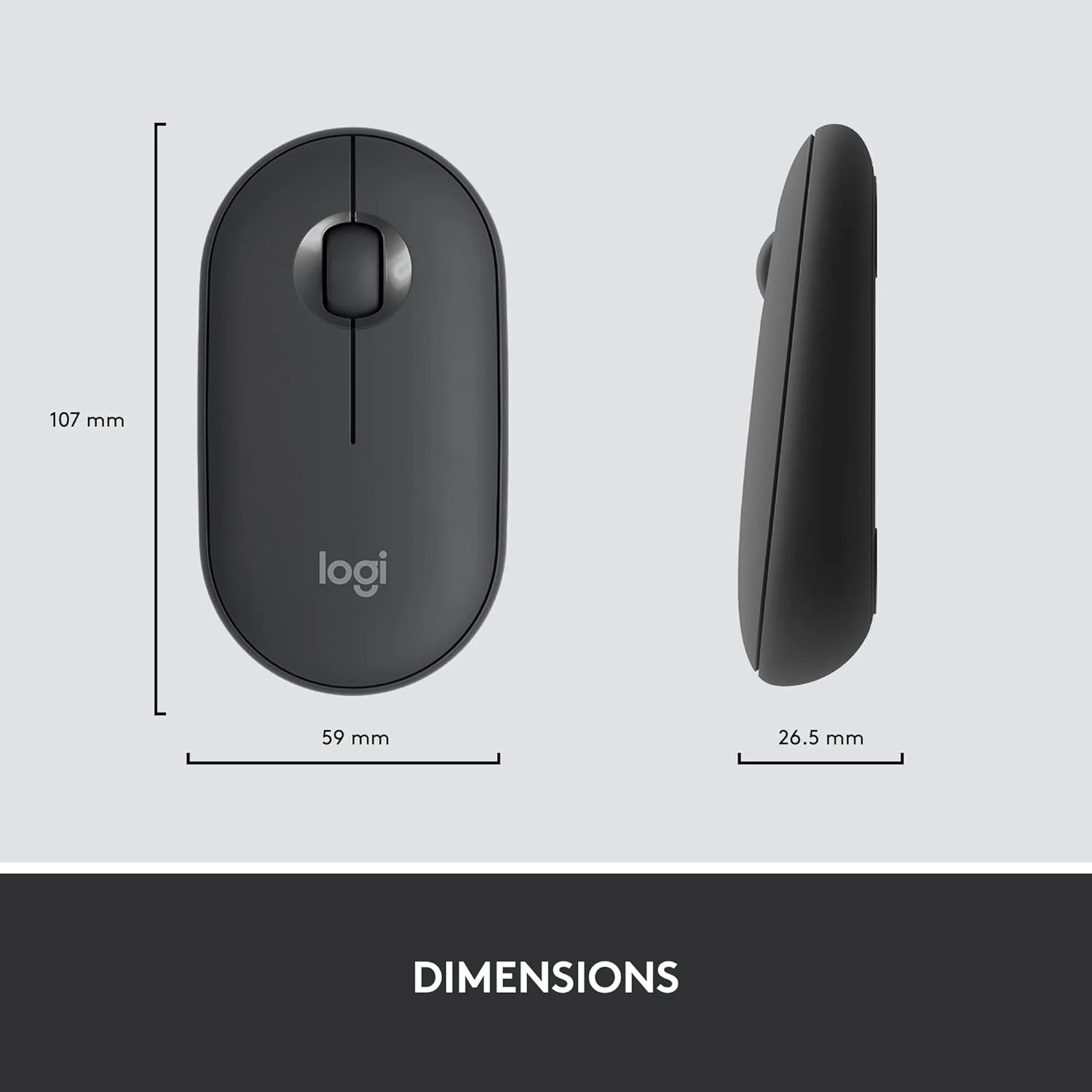Logitech MK470 Slim Wireless Combo - Graphite Logitech MK470 Slim Wireless Combo - Graphite