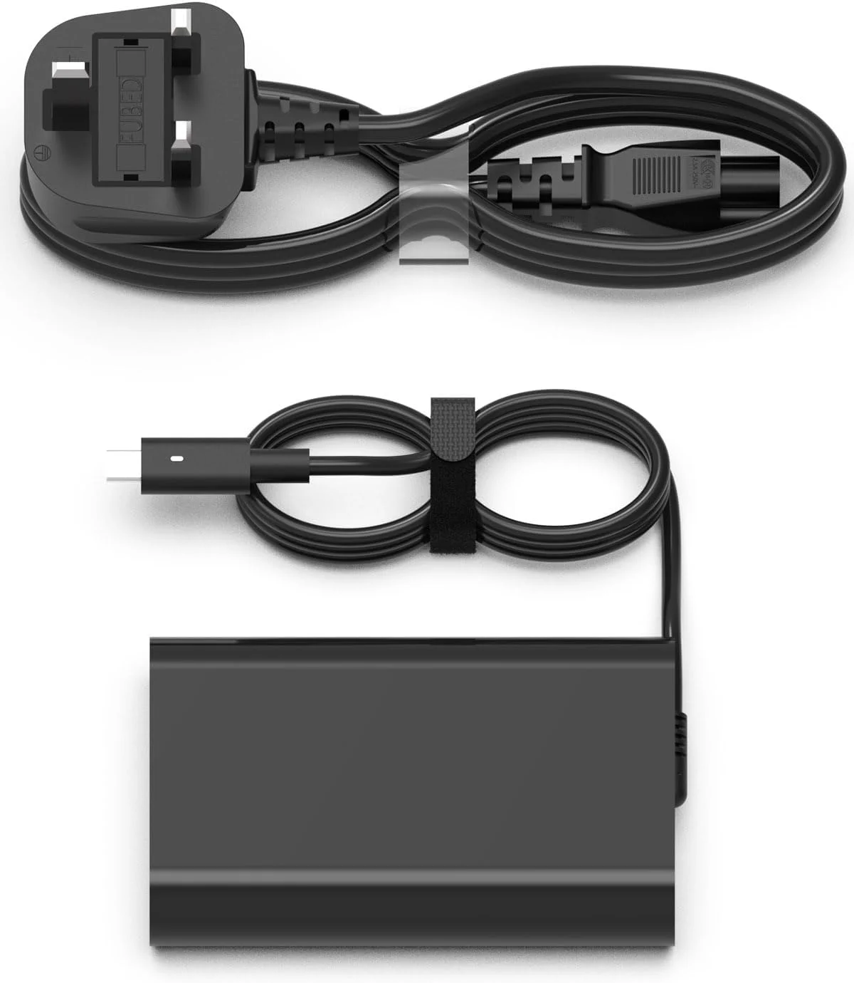 شارژر لپ تاپ 65 واتی USB C میکسیاچه سازگار با Dell Latitude، XPS، Inspiron، Vostro، Chromebook و همه آداپتورهای برق USB C