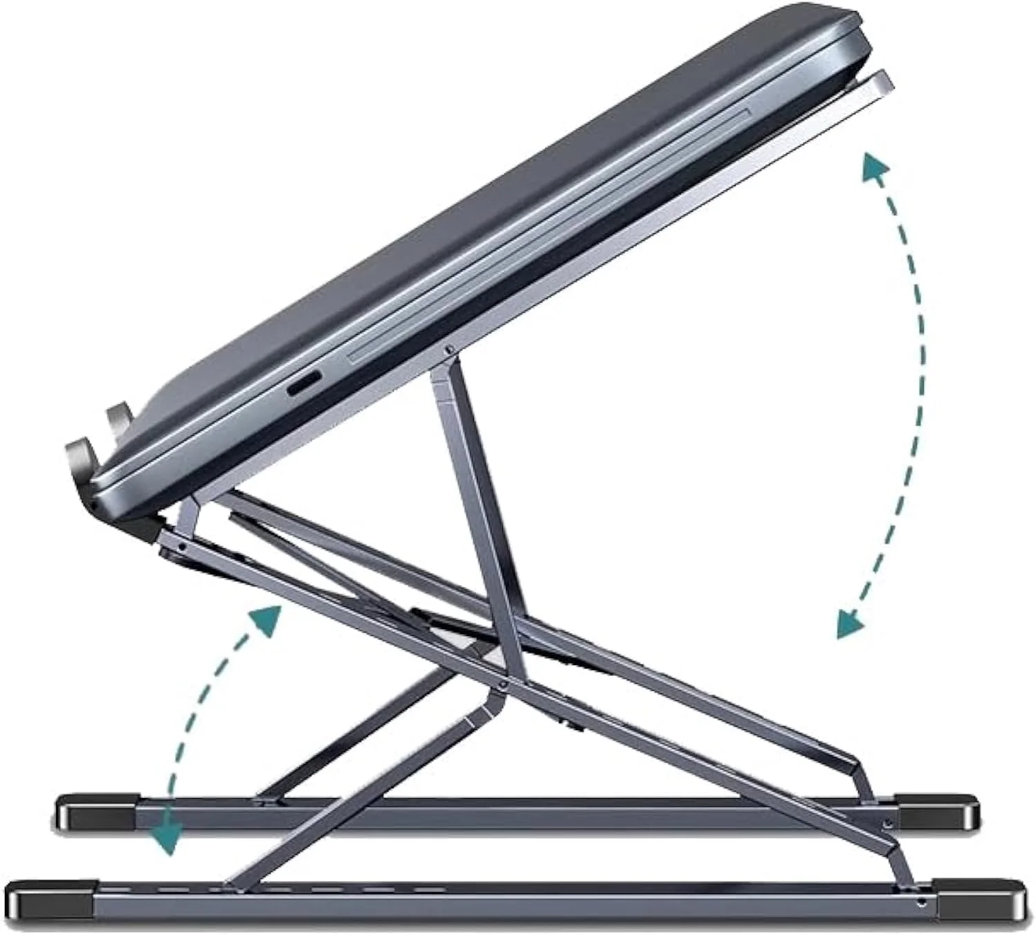 پایه لپ تاپ قابل حمل NALACAL، پایه نوت بوک قابل تنظیم برای میز، پایه آلومینیومی کامپیوتر، نگهدارنده لپ تاپ، سازگار با Lenovo، MacBook Air Pro، Dell XPS، HP، همه لپ تاپ های 10-17.3 اینچی، خاکستری پایه لپ تاپ قابل حمل NALACAL، پایه نوت بوک قابل تنظیم برای میز، پایه آلومینیومی کامپیوتر، نگهدارنده لپ تاپ، سازگار با Lenovo، MacBook Air Pro، Dell XPS، HP، همه لپ تاپ های 10-17.3 اینچی، خاکستری