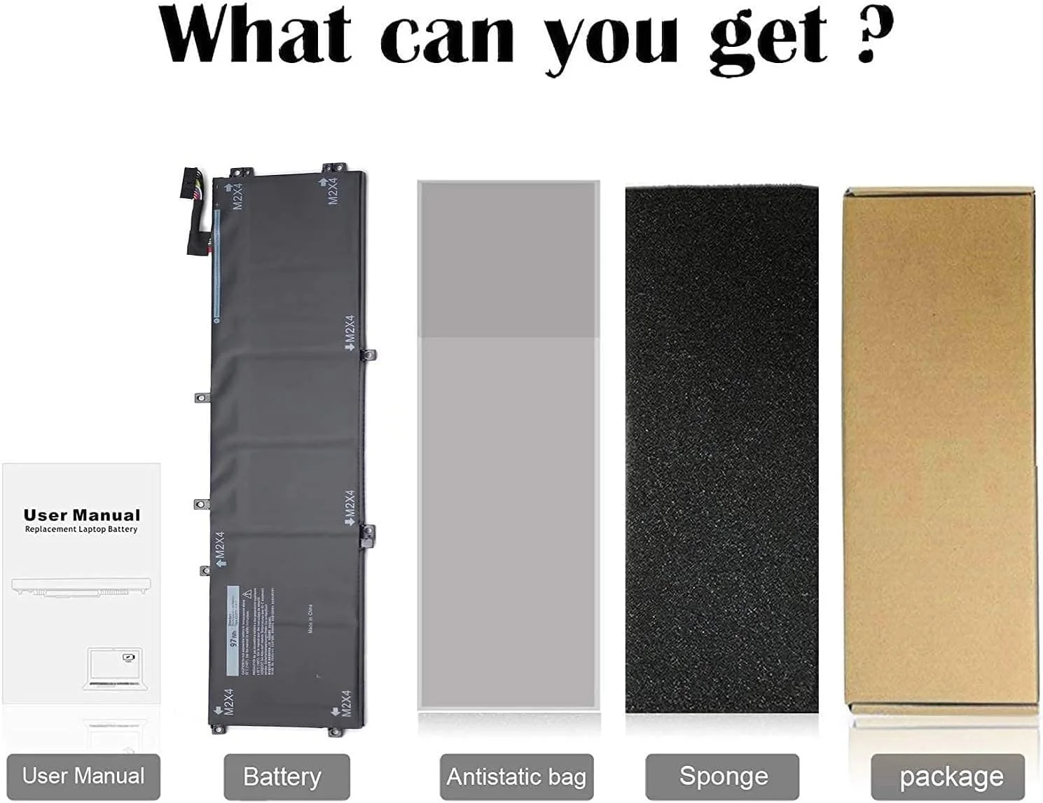 باتری لپ تاپ POKKA® 6GTPY (11.1V/84Wh) برای Dell XPS 15 9570/9560/9550/7590 Precision 5530/5520/5510/M5510/M5520 سری 5XJ28/5D91C/GPM03) مشکی