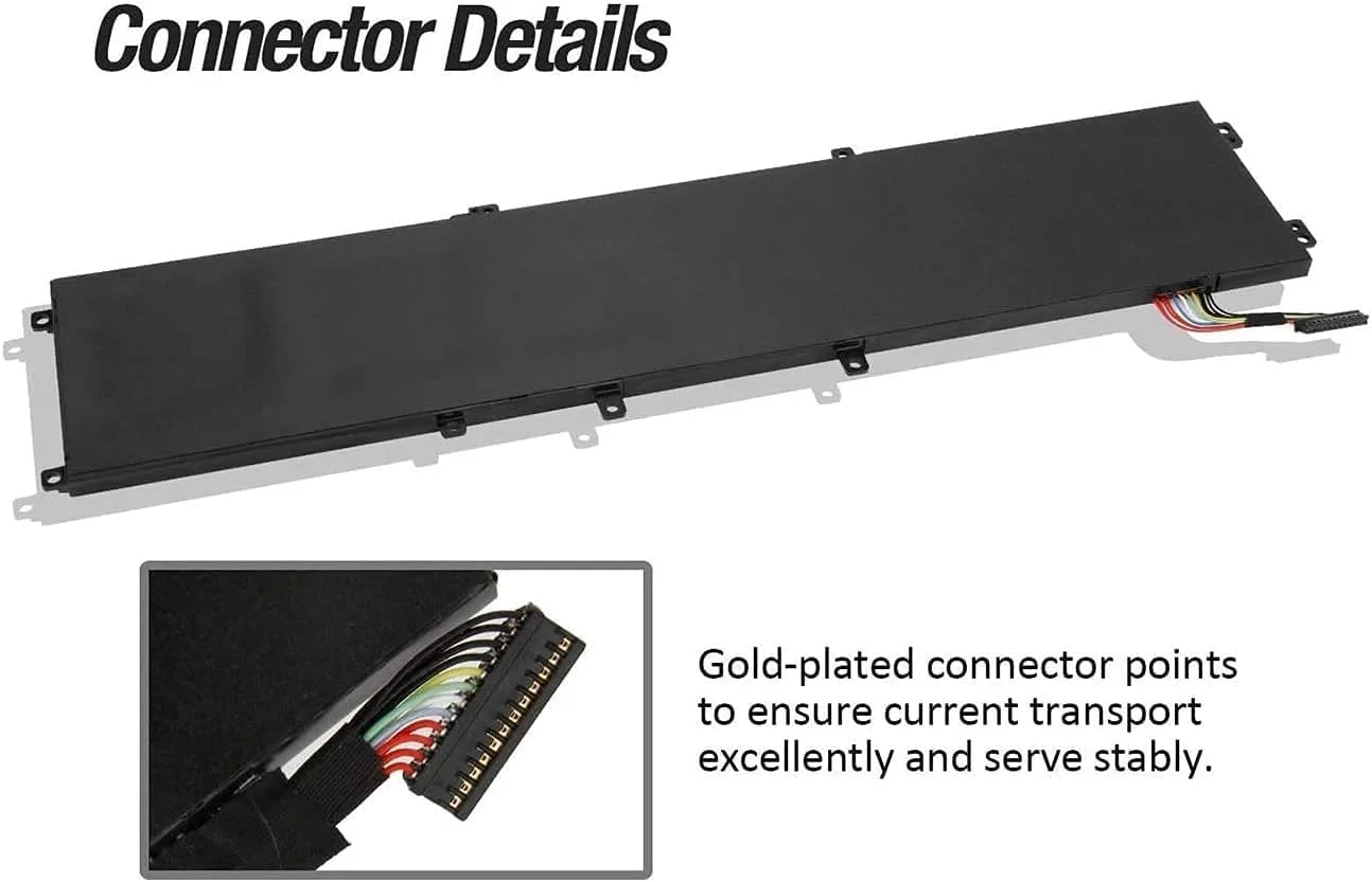 باتری لپ تاپ POKKA® 6GTPY (11.1V/84Wh) برای Dell XPS 15 9570/9560/9550/7590 Precision 5530/5520/5510/M5510/M5520 سری 5XJ28/5D91C/GPM03) مشکی