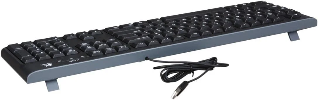 کیبورد USB لاجیتک مدل K120 (920-002478) - تایپ راحت و بی صدا کیبورد USB لاجیتک مدل K120 (920-002478) - تایپ راحت و بی صدا