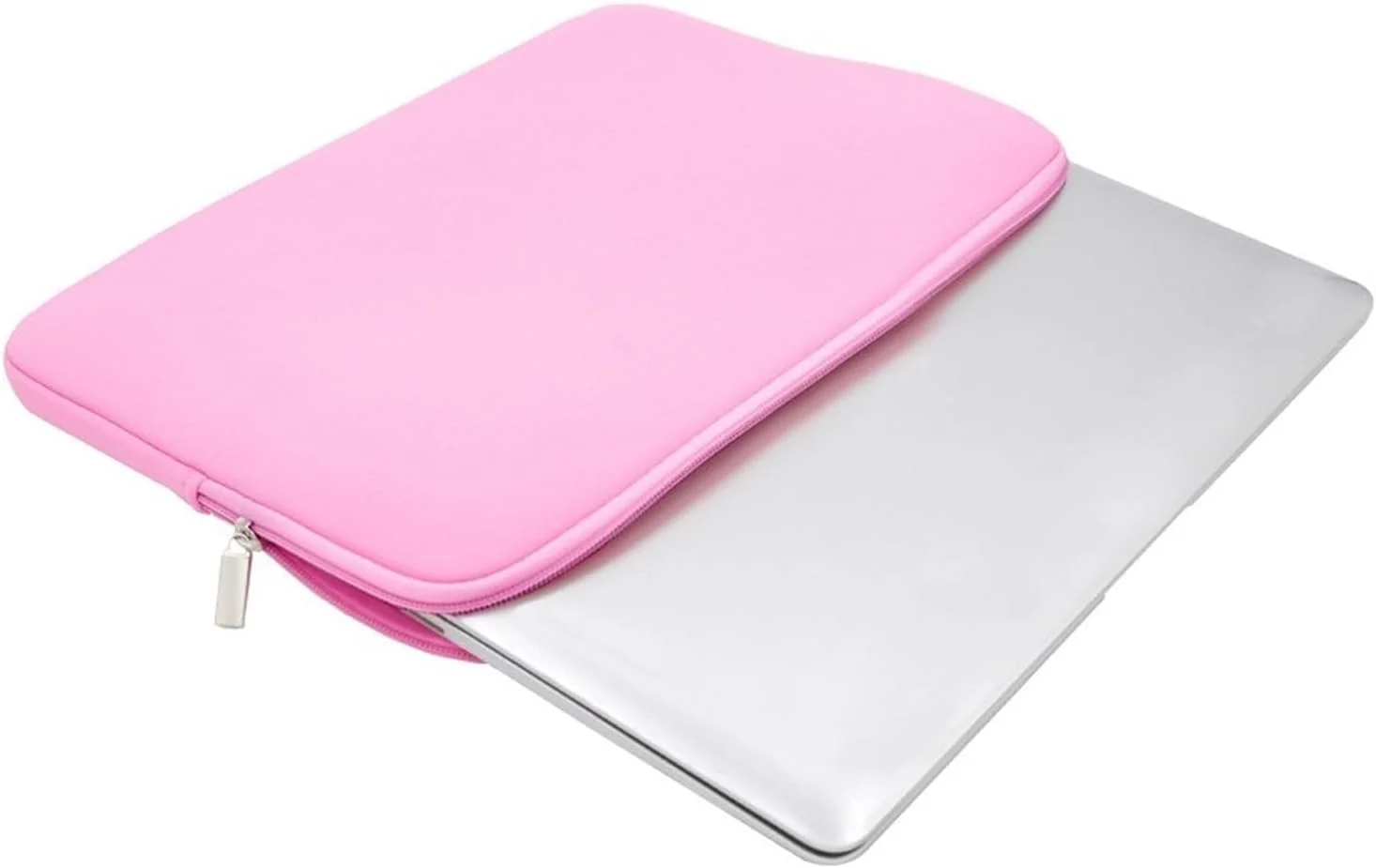 کیف محافظ لپ تاپ SKEIDO، کاور نرم و قابل حمل سازگار با 13.3 اینچ MacBook Air Pro Retina Touch Bar، نوت بوک 13 اینچی، الترابوک، کروم بوک برای Dell HP Lenovo ThinkPad Asus Acer (صورتی 13 اینچ)