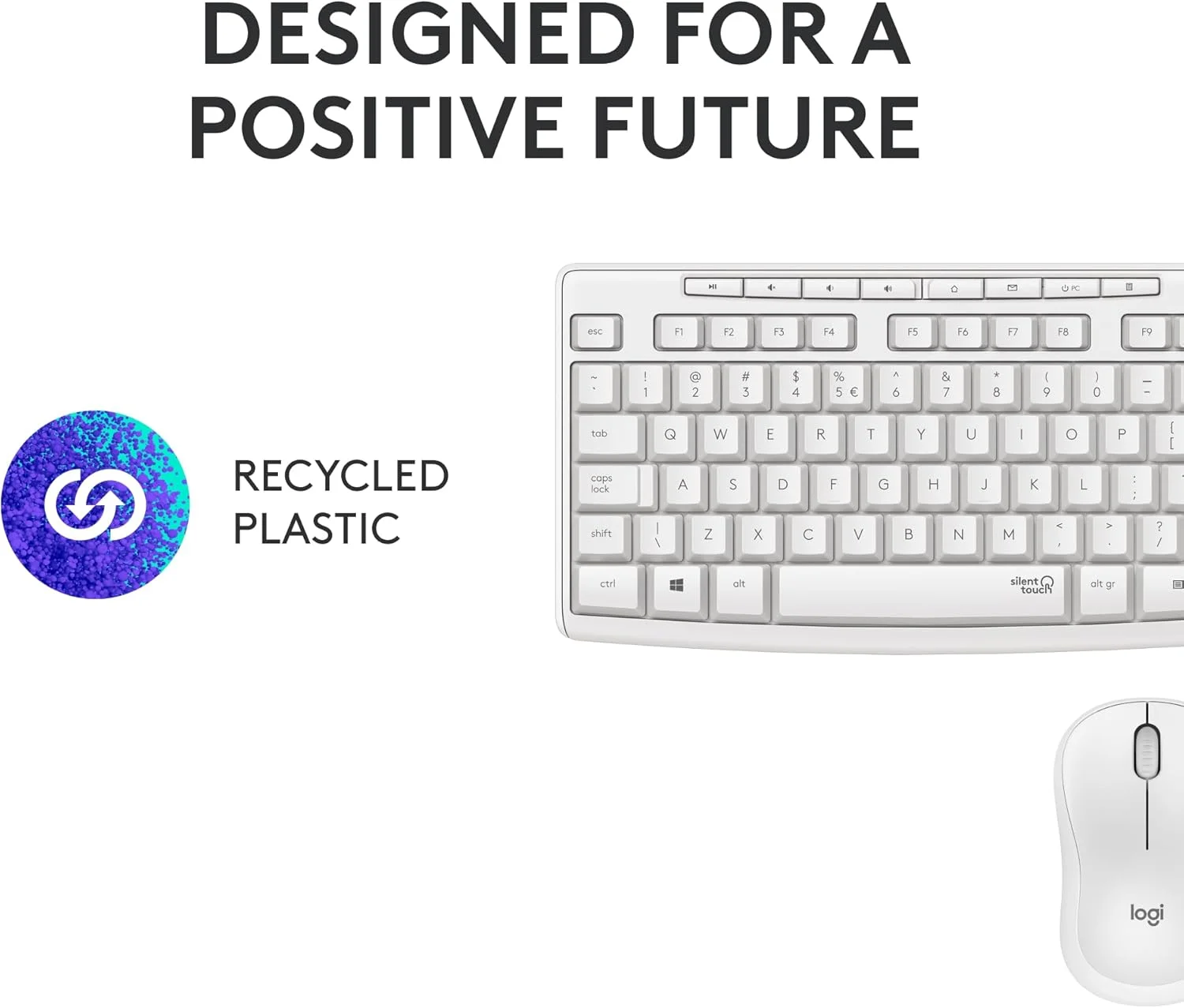 مجموعه ماوس و کیبورد بی سیم لاجیتک MK295 با فناوری SilentTouch، صفحه کلید کامل، ردیابی نوری پیشرفته، بی سیم بدون تاخیر، 90٪ صدای کمتر - سفید مایل به کرم مجموعه ماوس و کیبورد بی سیم لاجیتک MK295 با فناوری SilentTouch، صفحه کلید کامل، ردیابی نوری پیشرفته، بی سیم بدون تاخیر، 90٪ صدای کمتر - سفید مایل به کرم