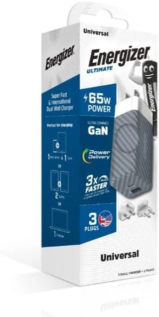 شارژر دیواری 65 واتی با فناوری GaN، تحویل نیرو (Power Delivery)، فوق العاده جمع و جور، دارای چند شاخه EU/UK/US، برای MacBook، iPad، Samsung، Lenovo، ASUS، Acer، Dell XPS، HP Spectre، تلفن های USB-C و Nintendo Switch شارژر دیواری 65 واتی با فناوری GaN، تحویل نیرو (Power Delivery)، فوق العاده جمع و جور، دارای چند شاخه EU/UK/US، برای MacBook، iPad، Samsung، Lenovo، ASUS، Acer، Dell XPS، HP Spectre، تلفن های USB-C و Nintendo Switch