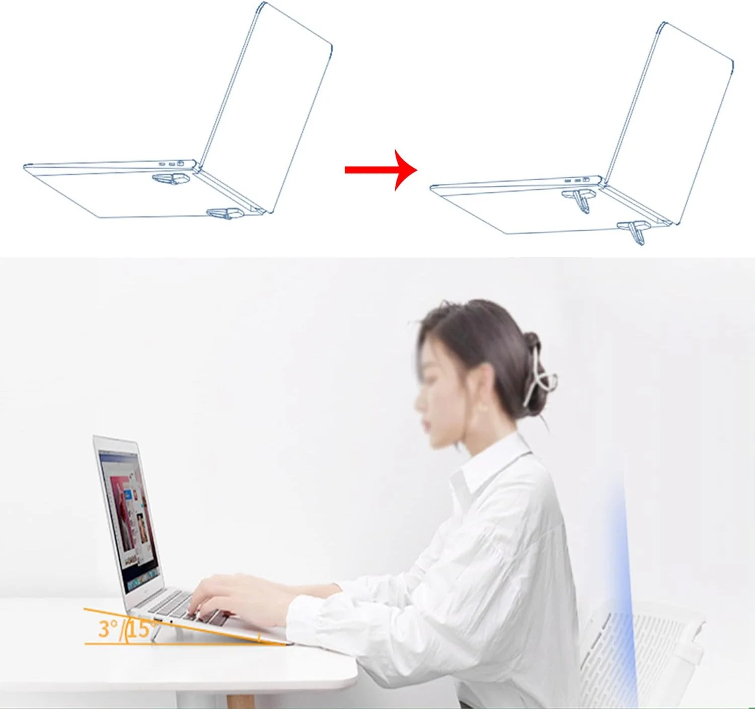 پایه کیبورد WedFeir 2 عددی، پایه مینی لپ تاپ برای میز، پایه لپ تاپ قابل حمل سازگار با MacBook Air Pro، Dell XPS، Lenovo، HP و غیره. (مشکی) پایه کیبورد WedFeir 2 عددی، پایه مینی لپ تاپ برای میز، پایه لپ تاپ قابل حمل سازگار با MacBook Air Pro، Dell XPS، Lenovo، HP و غیره. (مشکی)