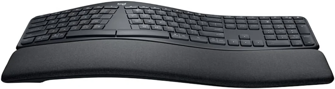 کیبورد ارگونومیک بی سیم لاجیتک ERGO K860 با طراحی کلیدهای جدا از هم، Skand. QWERTY - گرافیت