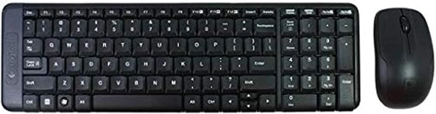 کیبورد و ماوس بی سیم لاجیتک مدل MK220 با حروف انگلیسی مخصوص کامپیوتر (920-003161)