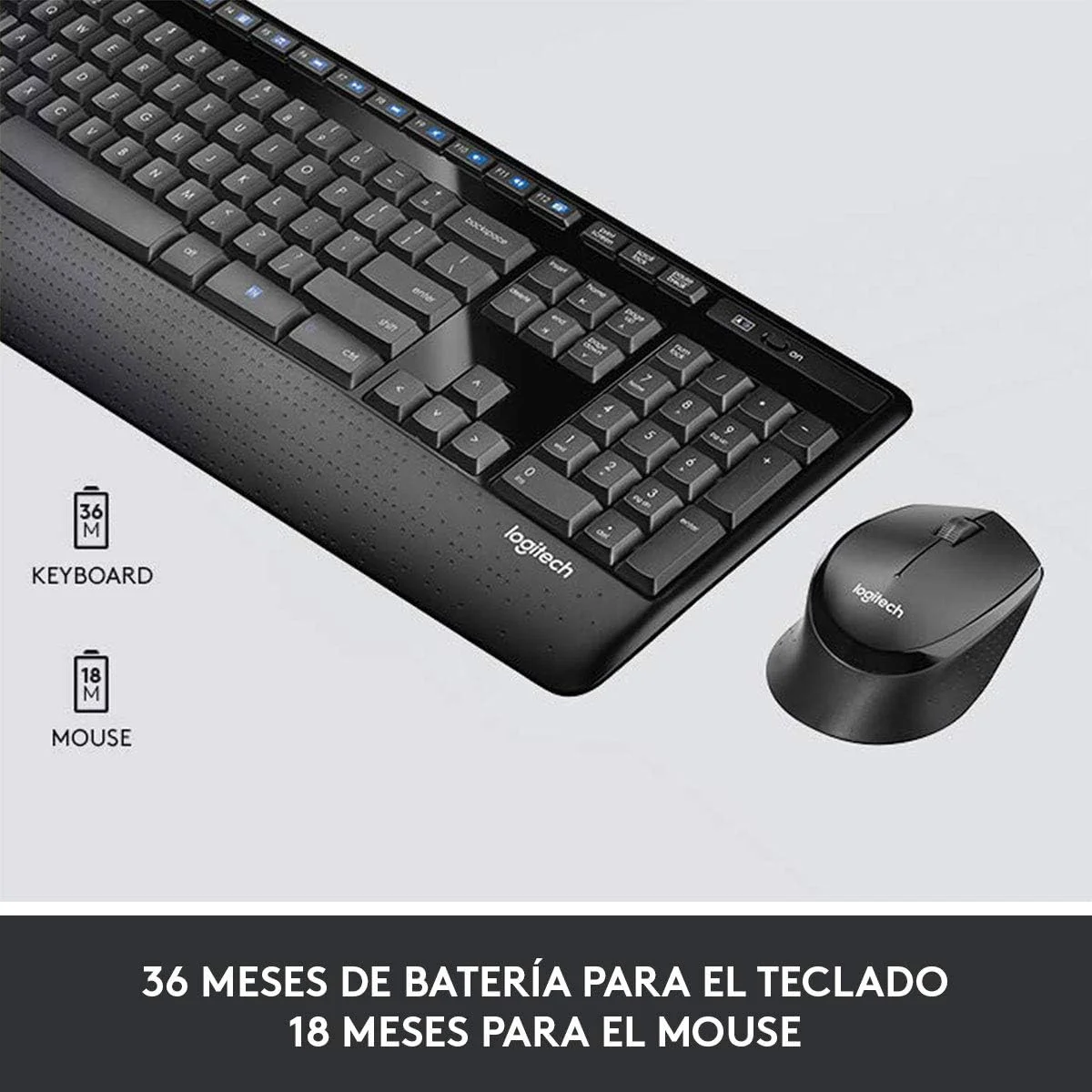 ست کیبورد و ماوس بی سیم Logitech Combo Mk345