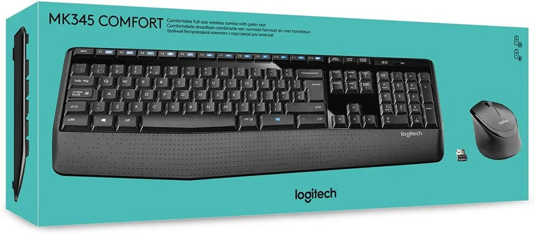 ست کیبورد و ماوس بی سیم Logitech Combo Mk345