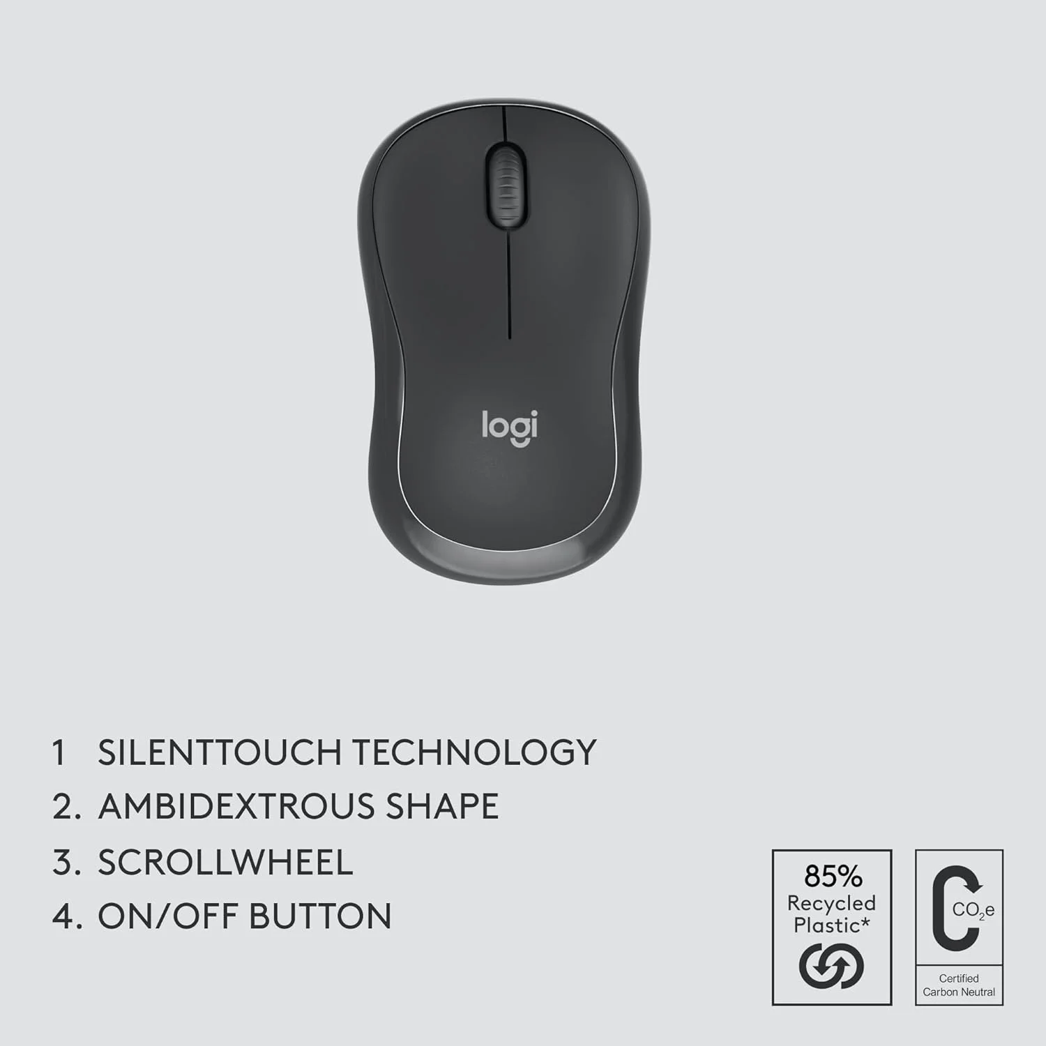 ست ترکیبی لاجیتک MK370 برای کسب و کار، کیبورد وایرلس فول سایز و ماوس وایرلس، گیرنده USB امن Logi Bolt، بلوتوث، دارای گواهینامه جهانی ویندوز/مک/کروم، لینوکس - گرافیت