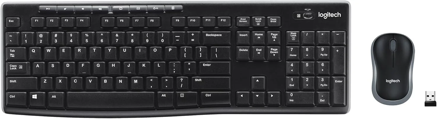 مجموعه بی‌سیم لاجیتک MK270 مشکی