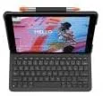 کیبورد و کاور آیپد 10.2 اینچی Logitech SLIM FOLIO، طرح AZERTY فرانسوی - مشکی گرافیتی