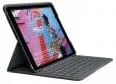 کیبورد و کاور آیپد 10.2 اینچی Logitech SLIM FOLIO، طرح AZERTY فرانسوی - مشکی گرافیتی
