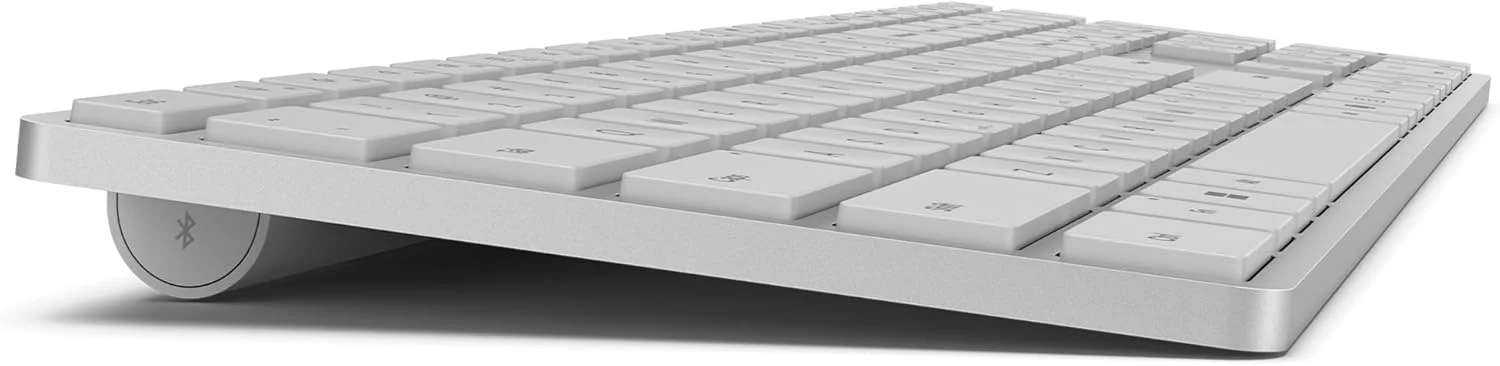 صفحه کلید مایکروسافت Surface (نسخه دوم)، اندازه کامل (100%)، بی سیم، بلوتوث، QWERTZ، خاکستری