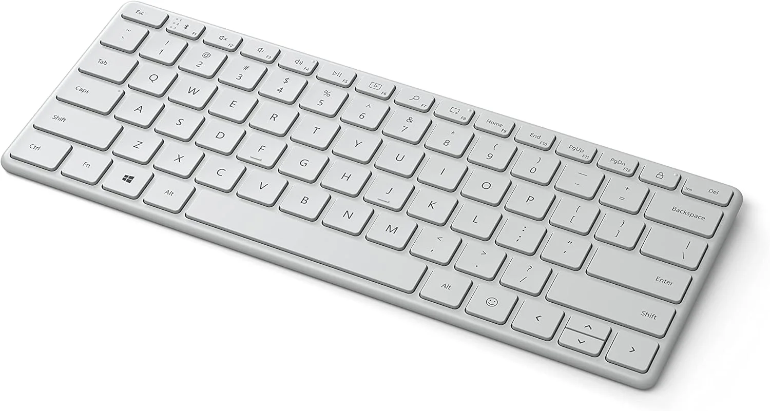 صفحه کلید بی سیم جمع و جور مایکروسافت دیزاینر، اسپانیایی QWERTY