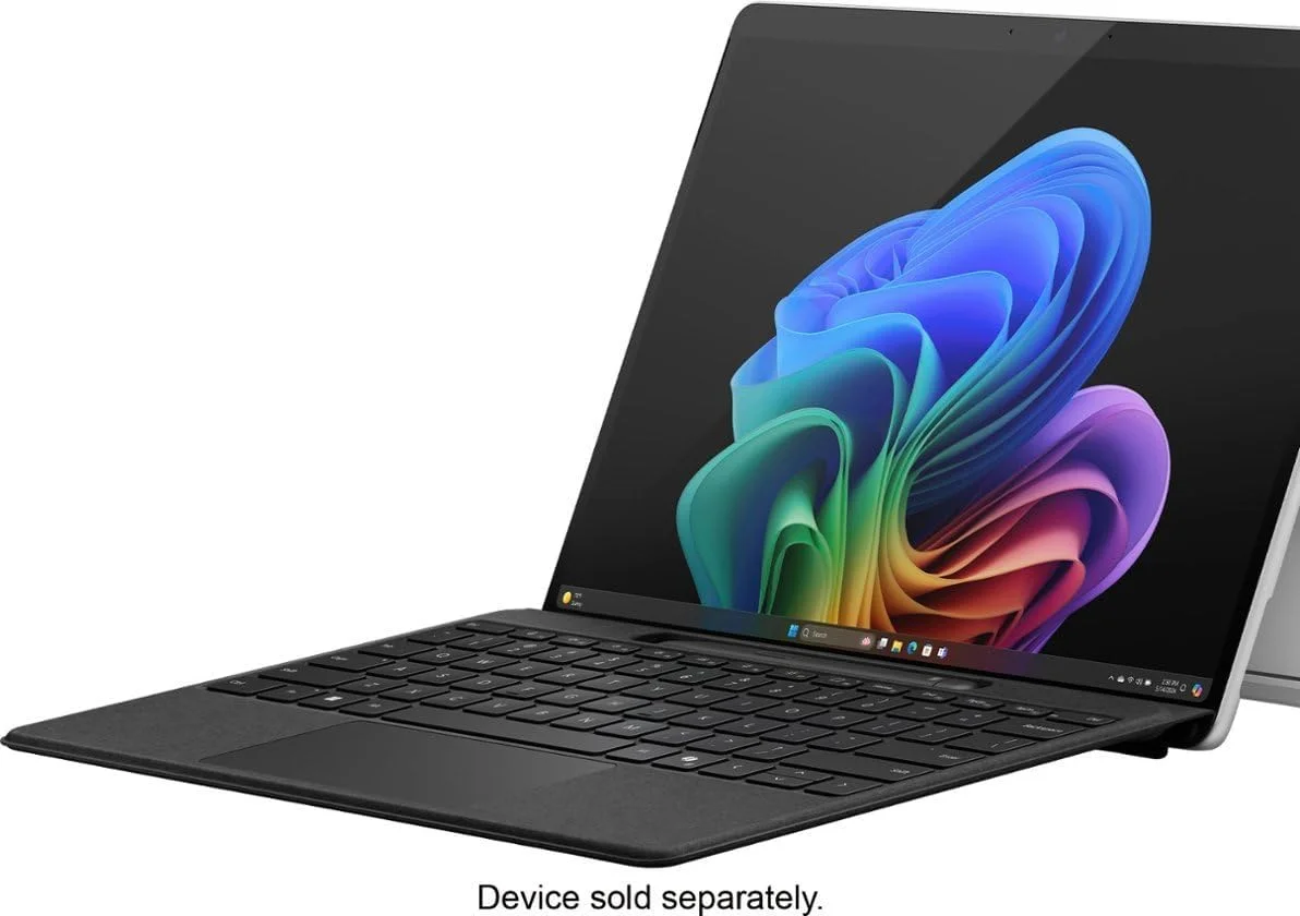 بسته کیبورد Microsoft Surface Pro Flex به همراه قلم Slim Pen، کیبورد 2 در 1 آلکانترا برای Surface Pro 9 و 8، کامپیوتر Copilot+ ویندوز 11، مشکی بسته کیبورد Microsoft Surface Pro Flex به همراه قلم Slim Pen، کیبورد 2 در 1 آلکانترا برای Surface Pro 9 و 8، کامپیوتر Copilot+ ویندوز 11، مشکی