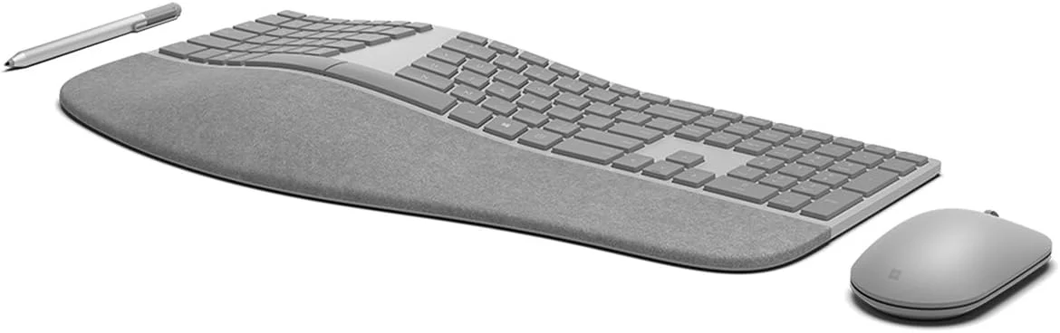 صفحه کلید ارگونومیک بی سیم مایکروسافت Surface مدل 3RA-00022، خاکستری صفحه کلید ارگونومیک بی سیم مایکروسافت Surface مدل 3RA-00022، خاکستری