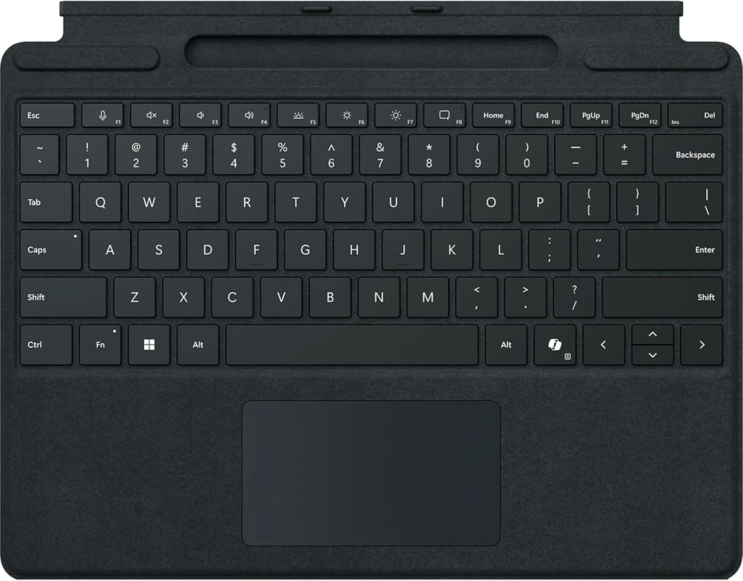 کیبورد مایکروسافت Surface Pro 13 اینچی با محل نگهداری قلم QWERTZ مشکی