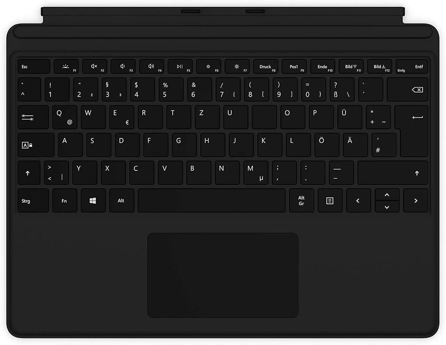 کیبورد مایکروسافت سرفیس پرو برای سرفیس پرو 8، 9، X (QWERTY آلمانی)