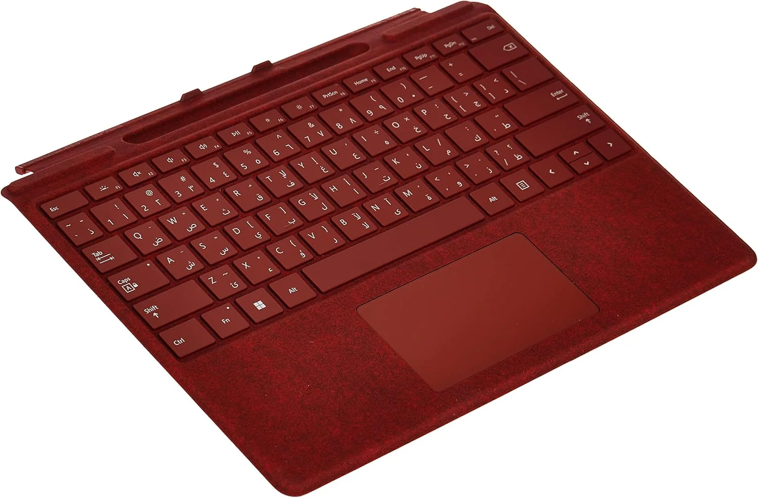 کیبورد سیگنچر پرو Microsoft Surface Accessories به رنگ قرمز Poppy مدل 8XA 00034