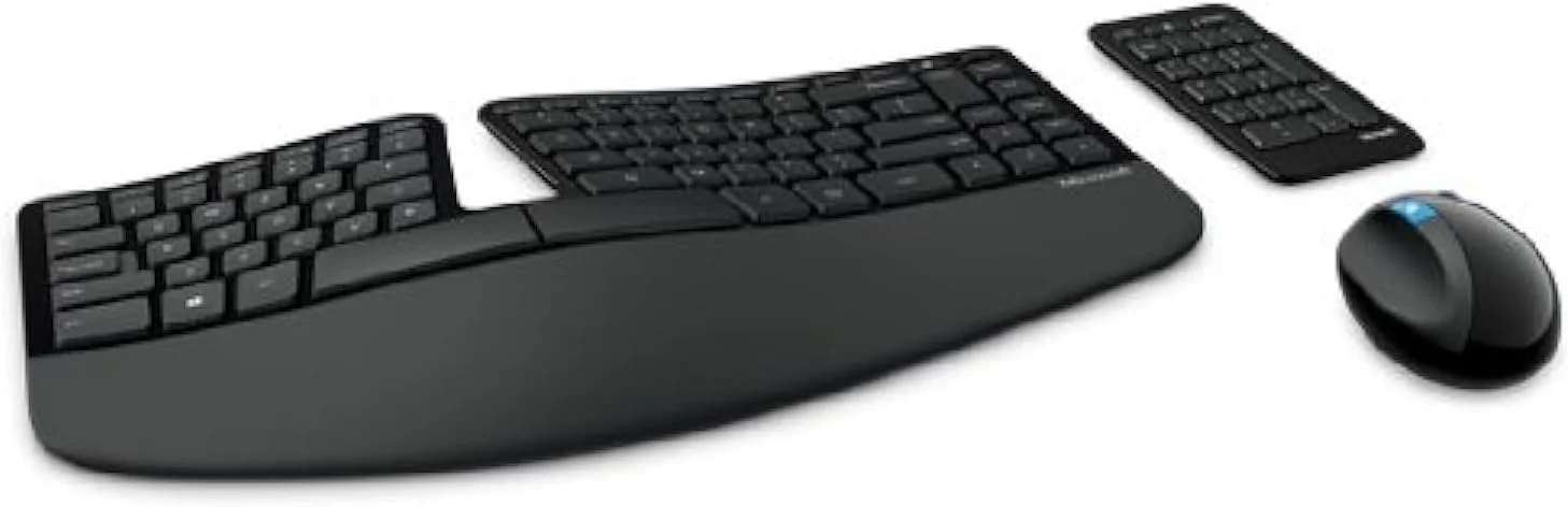 مجموعه دسکتاپ ارگونومیک مایکروسافت Sculpt با کیبورد فرانسوی AZERTY