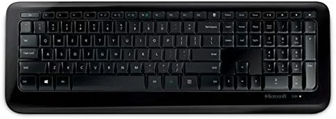 مجموعه کیبورد و ماوس بی سیم مایکروسافت 850، شامل ماوس و کیبورد بی سیم RF، مشکی، طرح QWERTY مجموعه کیبورد و ماوس بی سیم مایکروسافت 850، شامل ماوس و کیبورد بی سیم RF، مشکی، طرح QWERTY