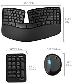 مجموعه دسکتاپ ارگونومیک مایکروسافت Sculpt با کیبورد فرانسوی AZERTY مجموعه دسکتاپ ارگونومیک مایکروسافت Sculpt با کیبورد فرانسوی AZERTY