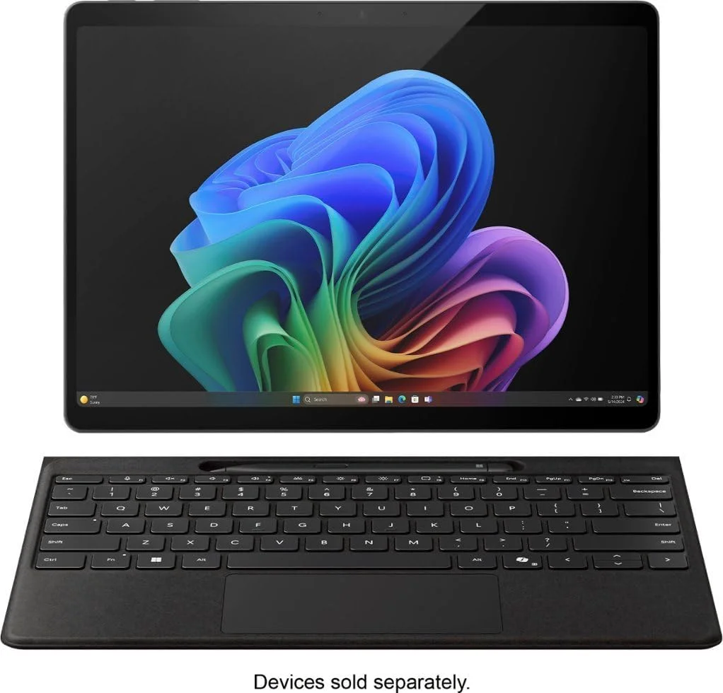 کیبورد Microsoft Surface Pro Flex با محل نگهداری قلم، کیبورد آلکانترا برای Surface Pro 8/9/نسل 11، ویندوز 11 Copilot+ PC، مشکی کیبورد Microsoft Surface Pro Flex با محل نگهداری قلم، کیبورد آلکانترا برای Surface Pro 8/9/نسل 11، ویندوز 11 Copilot+ PC، مشکی