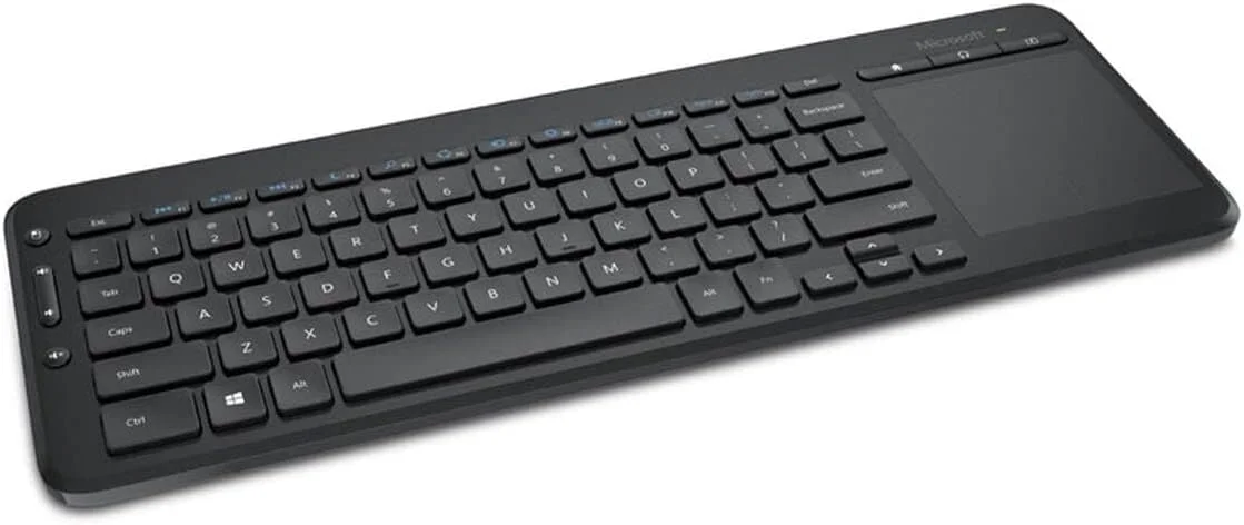 کیبورد همه کاره رسانه ای مایکروسافت N9Z-00011 انتقال رادیویی، PC/Mac، کیبورد
