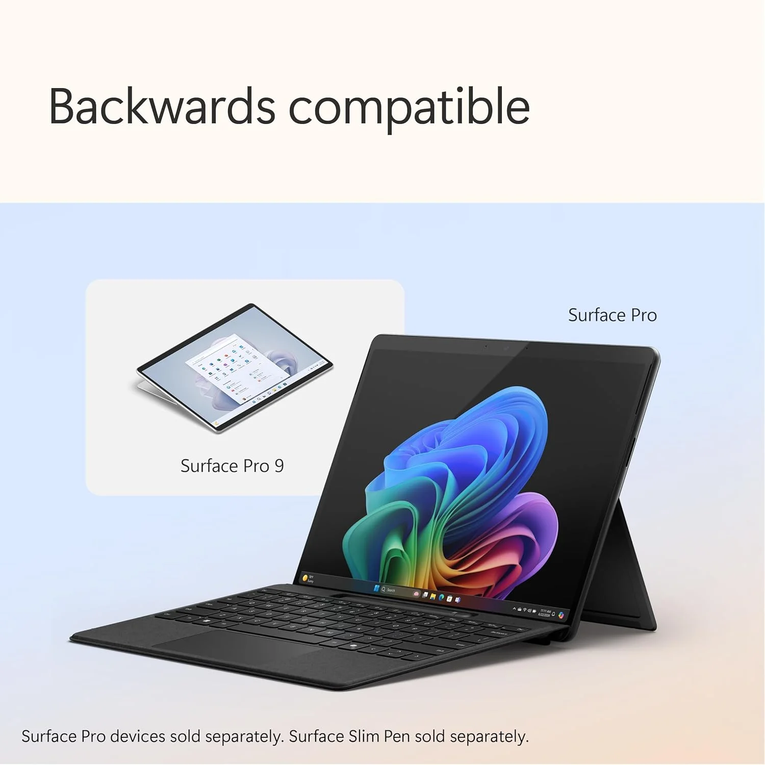 کیبورد Microsoft Surface Pro Flex با محل نگهداری قلم، کیبورد آلکانترا برای Surface Pro 8/9/نسل 11، ویندوز 11 Copilot+ PC، مشکی کیبورد Microsoft Surface Pro Flex با محل نگهداری قلم، کیبورد آلکانترا برای Surface Pro 8/9/نسل 11، ویندوز 11 Copilot+ PC، مشکی