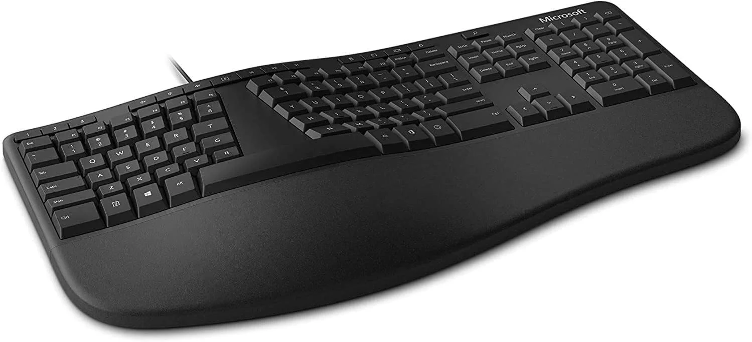 صفحه کلید ارگونومیک مایکروسافت مدل Natural Ergonomic Keyboard 4000 مخصوص کسب و کار - سیمی (بسته دو عددی) صفحه کلید ارگونومیک مایکروسافت مدل Natural Ergonomic Keyboard 4000 مخصوص کسب و کار - سیمی (بسته دو عددی)
