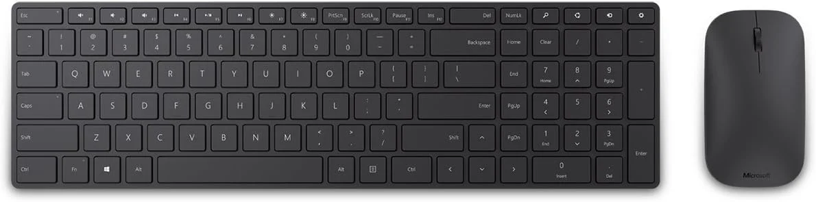 صفحه کلید و ماوس بلوتوث مایکروسافت 7N9-00001 مدل Designer - مشکی