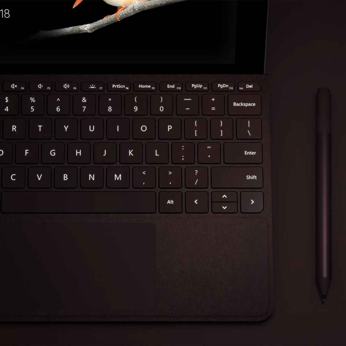کاور کیبورد آلکانترا Microsoft Surface Go Signature (KCS-00041) - بورگاندی کاور کیبورد آلکانترا Microsoft Surface Go Signature (KCS-00041) - بورگاندی