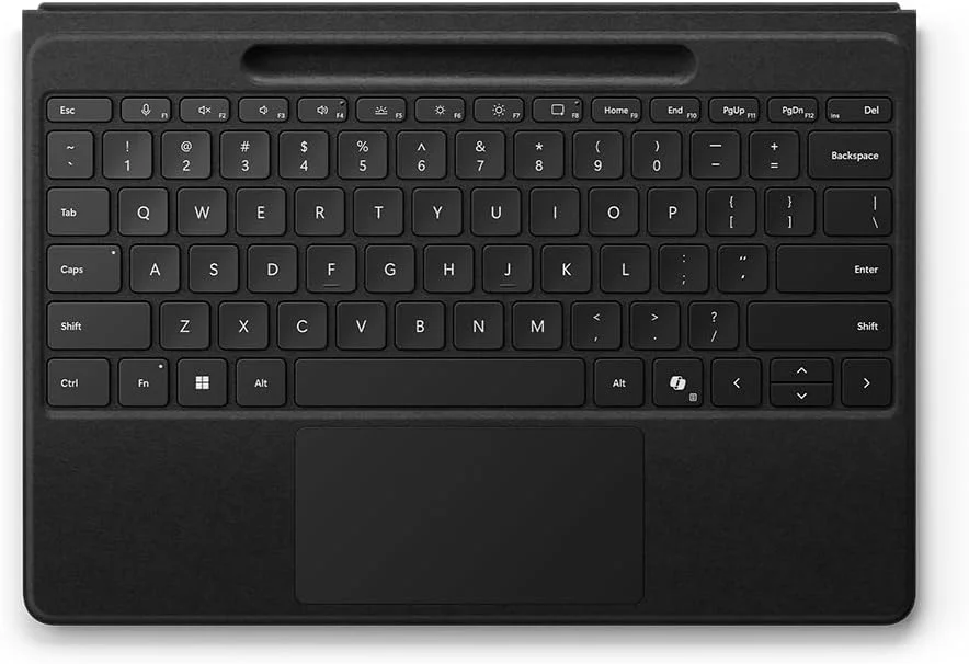 کیبورد مایکروسافت Surface Pro 11 با محل نگهداری قلم مشکی - EP2-01841