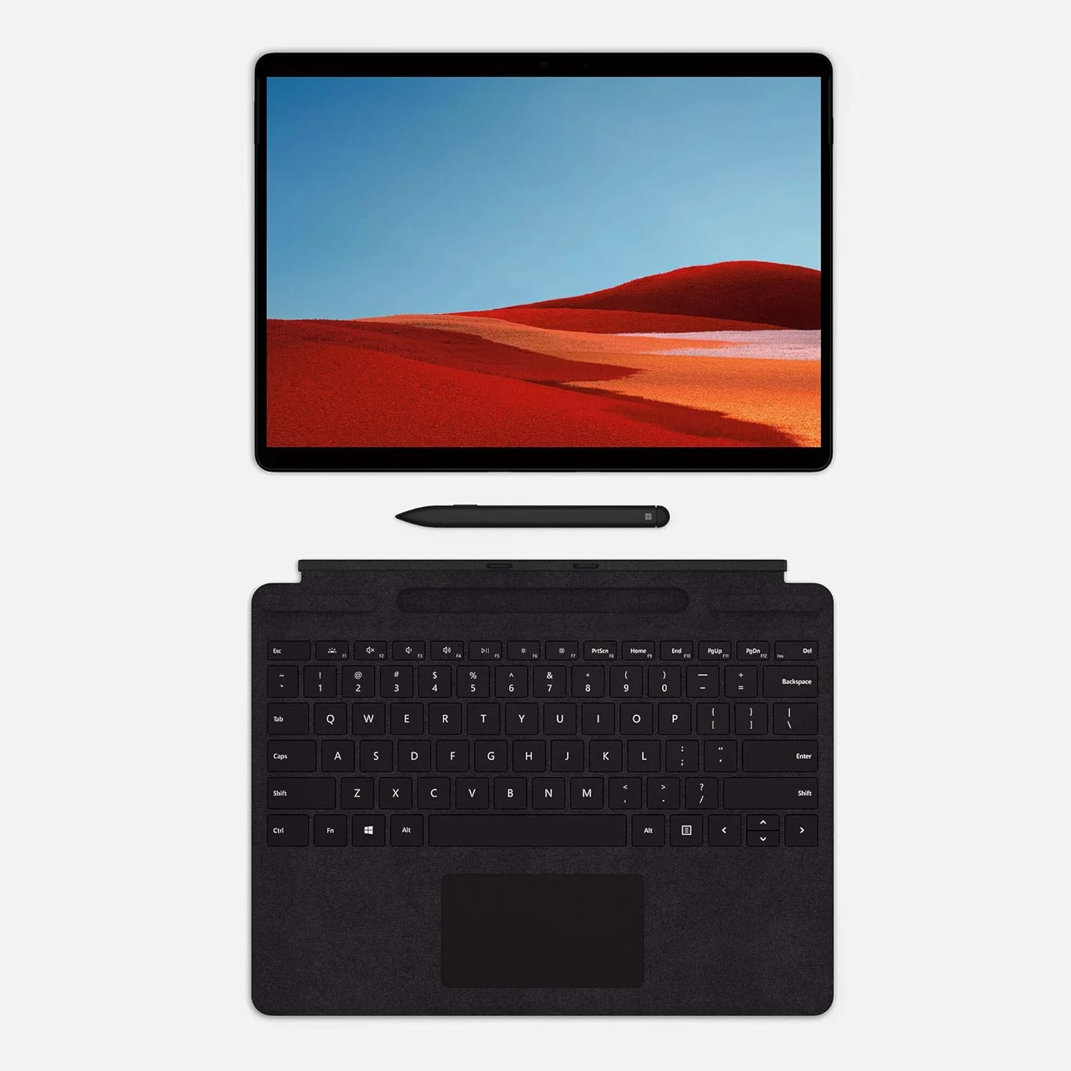 کیبورد مایکروسافت Surface Pro X/Pro 8 مدل QJW-00015 (مشکی)