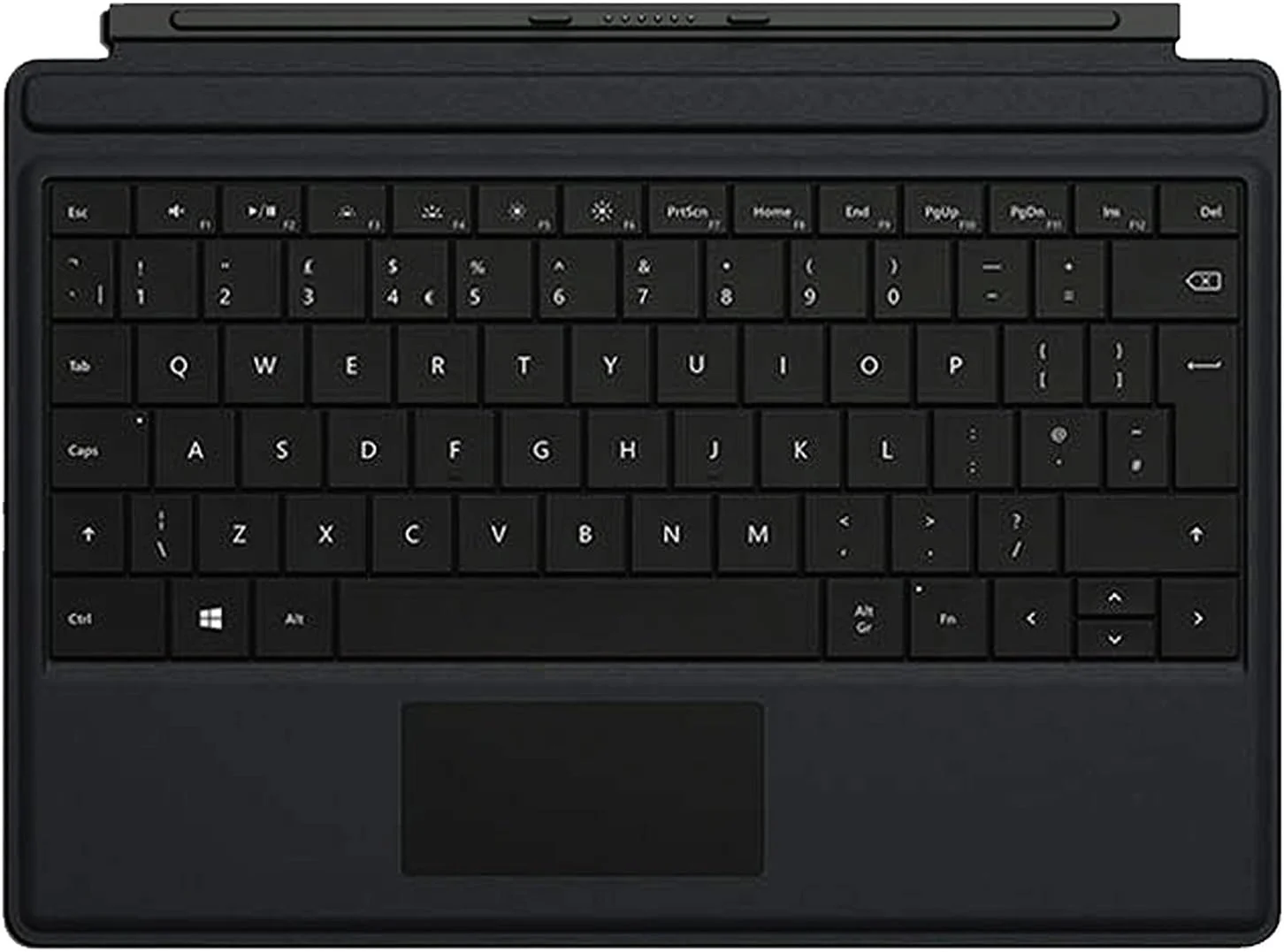 کیبورد مایکروسافت Type Cover 3 QWERTY UK مشکی برای تبلت Surface Pro 3