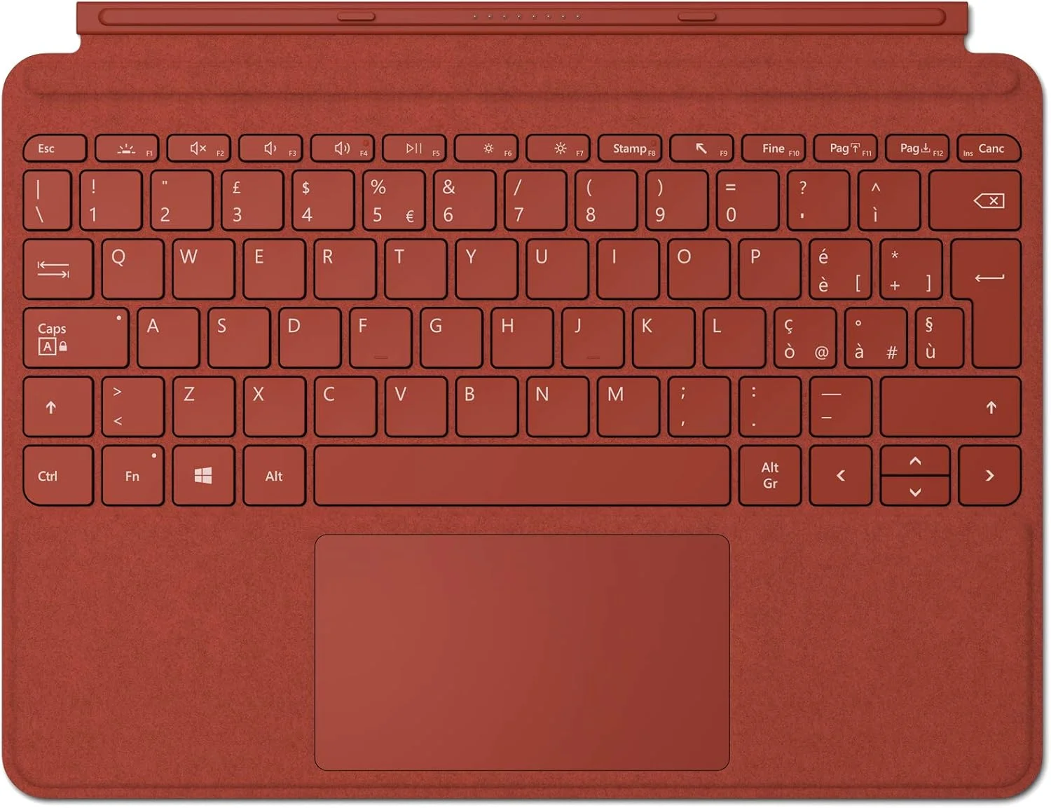 کاور کیبورد مایکروسافت Surface Go Signature Type برای Surface Go، مرجانی