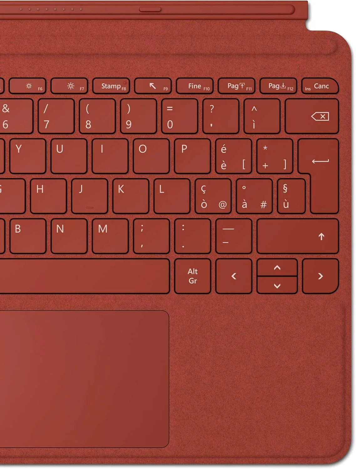 کاور کیبورد مایکروسافت Surface Go Signature Type برای Surface Go، مرجانی