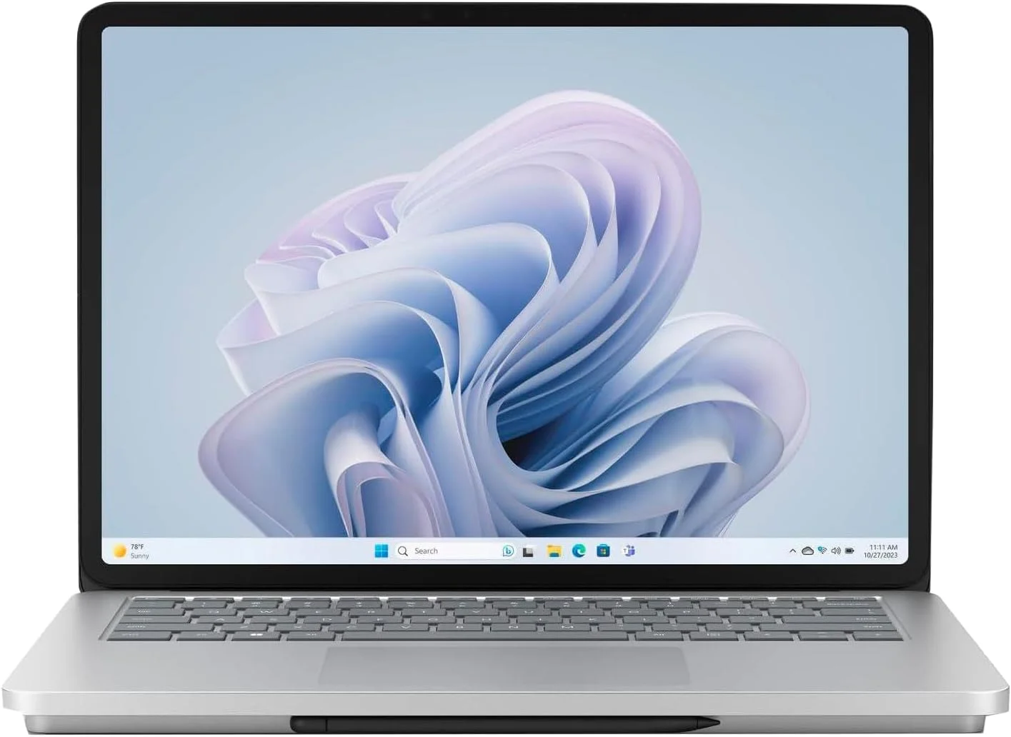 مایکروسافت سرفیس لپ تاپ استودیو 2، نمایشگر لمسی 14.4 اینچی، پردازنده Intel Core i7-13700H، رم 16 گیگابایتی، SSD 512 گیگابایتی، کارت گرافیک اختصاصی 6 گیگابایتی Nvidia RTX4050، ویندوز 11، صفحه کلید انگلیسی-عربی، رنگ پلاتینیوم - [YZY-00013]