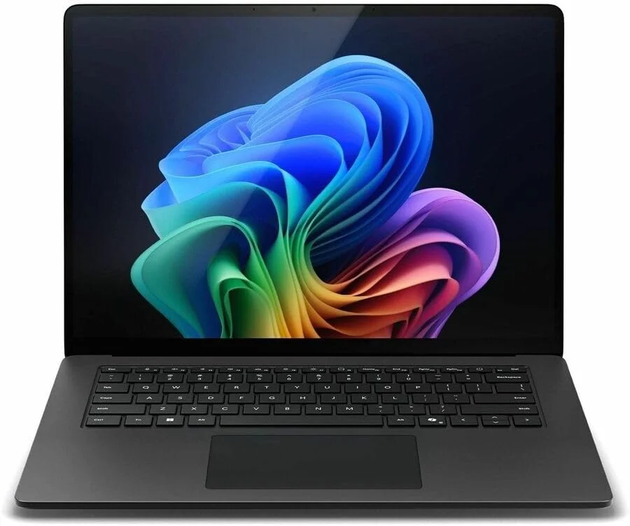 لپ تاپ مایکروسافت Surface 7 با صفحه لمسی 15 اینچی Copilot+ PC - پردازنده Qualcomm Snapdragon X Elite - رم 16 گیگابایت - حافظه SSD 1 ترابایت - کیبورد انگلیسی، فرانسوی - گرافیت