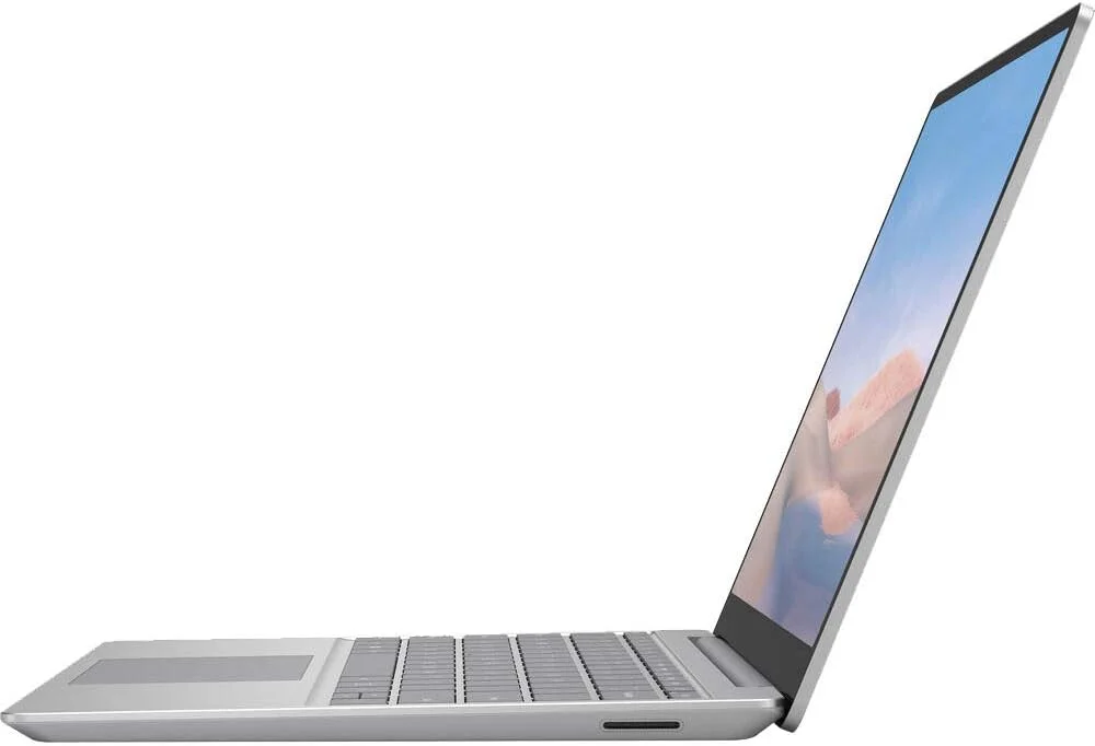 لپ تاپ مایکروسافت Surface Go با صفحه نمایش 12.4 اینچی - پردازنده نسل دهم Intel Quad Core i5-1035G1، رم 8 گیگابایتی، حافظه SSD 128 گیگابایتی، گرافیک Intel UHD، ویندوز 10 پرو، صفحه کلید انگلیسی، پلاتینیوم (تجدید شده)