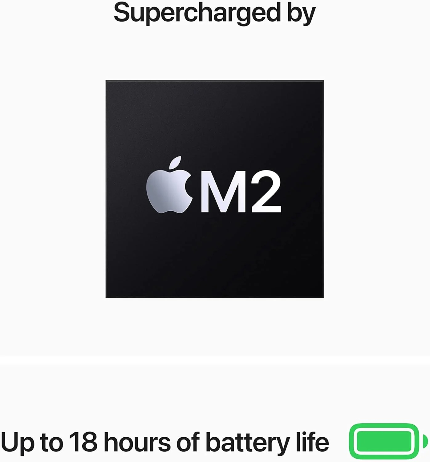 لپ تاپ Apple MacBook Air 2022 با تراشه M2: صفحه نمایش Liquid Retina 13.6 اینچی، 16 گیگابایت رم، 256 گیگابایت حافظه SSD، صفحه کلید با نور پس زمینه، دوربین FaceTime HD 1080p. سازگار با iPhone و iPad; Starlight
