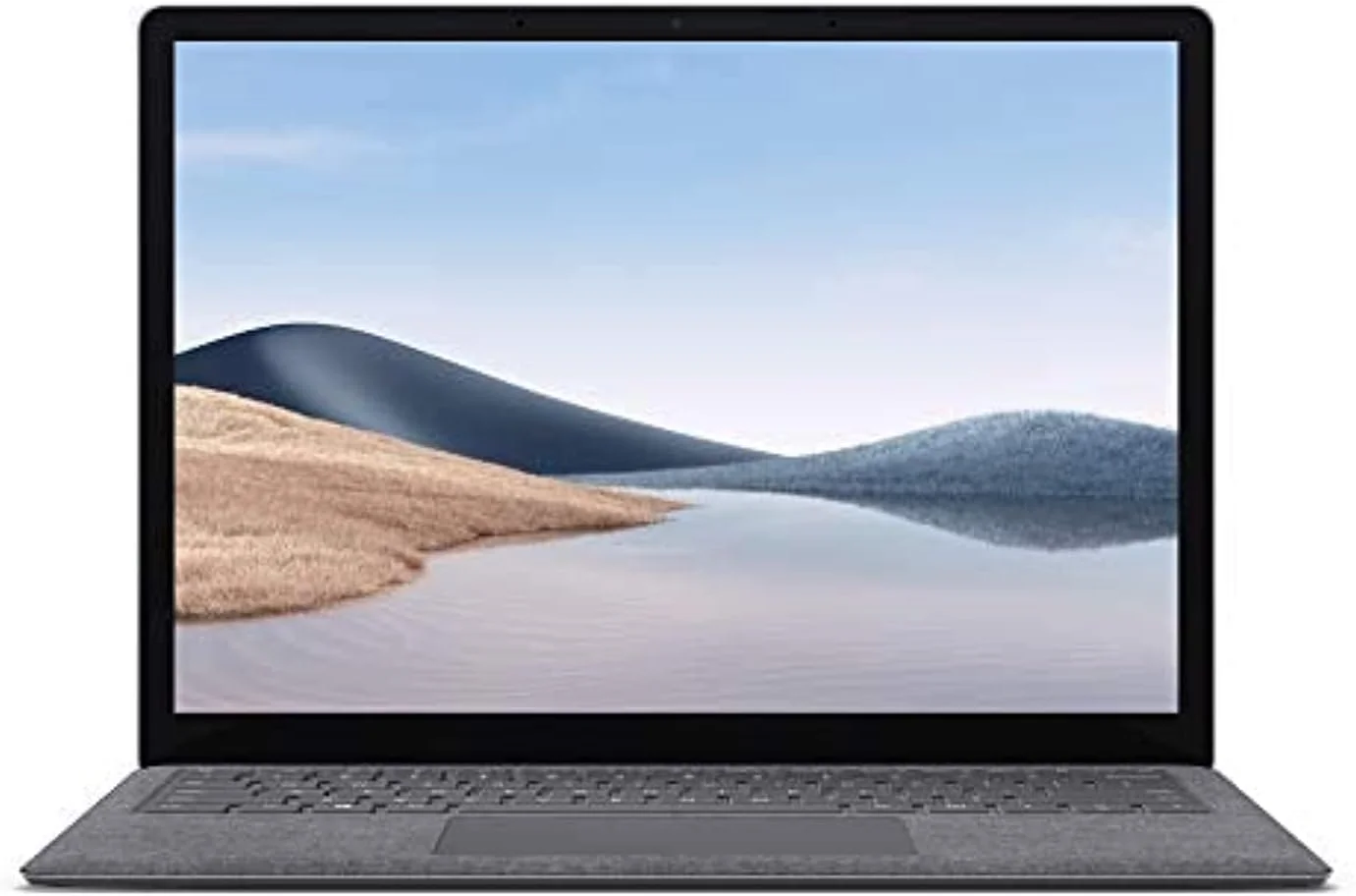لپ تاپ لمسی مایکروسافت Surface Laptop 4 [5BT-00049]، صفحه نمایش 13.5 اینچی Pixel Sense، پردازنده Intel Core i5-1135G7، رم 8 گیگابایتی، SSD 512 گیگابایتی، گرافیک Iris Xe، ویندوز 10، رنگ پلاتینیوم، صفحه کلید انگلیسی