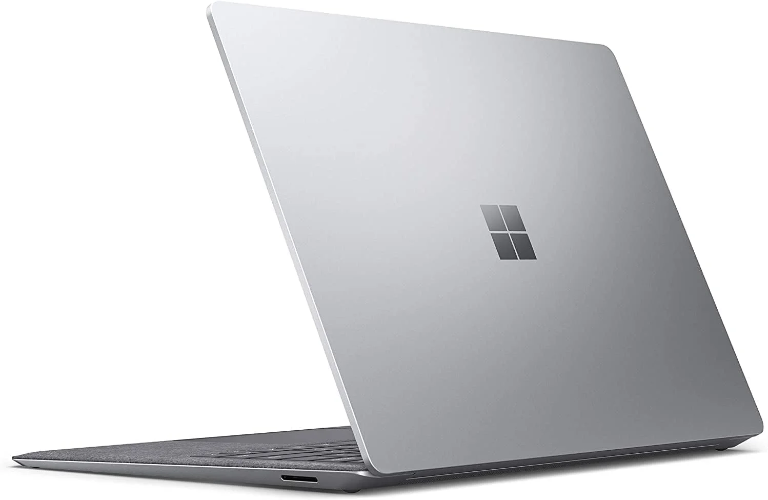 لپ تاپ لمسی مایکروسافت Surface Laptop 4 [5BT-00049]، صفحه نمایش 13.5 اینچی Pixel Sense، پردازنده Intel Core i5-1135G7، رم 8 گیگابایتی، SSD 512 گیگابایتی، گرافیک Iris Xe، ویندوز 10، رنگ پلاتینیوم، صفحه کلید انگلیسی