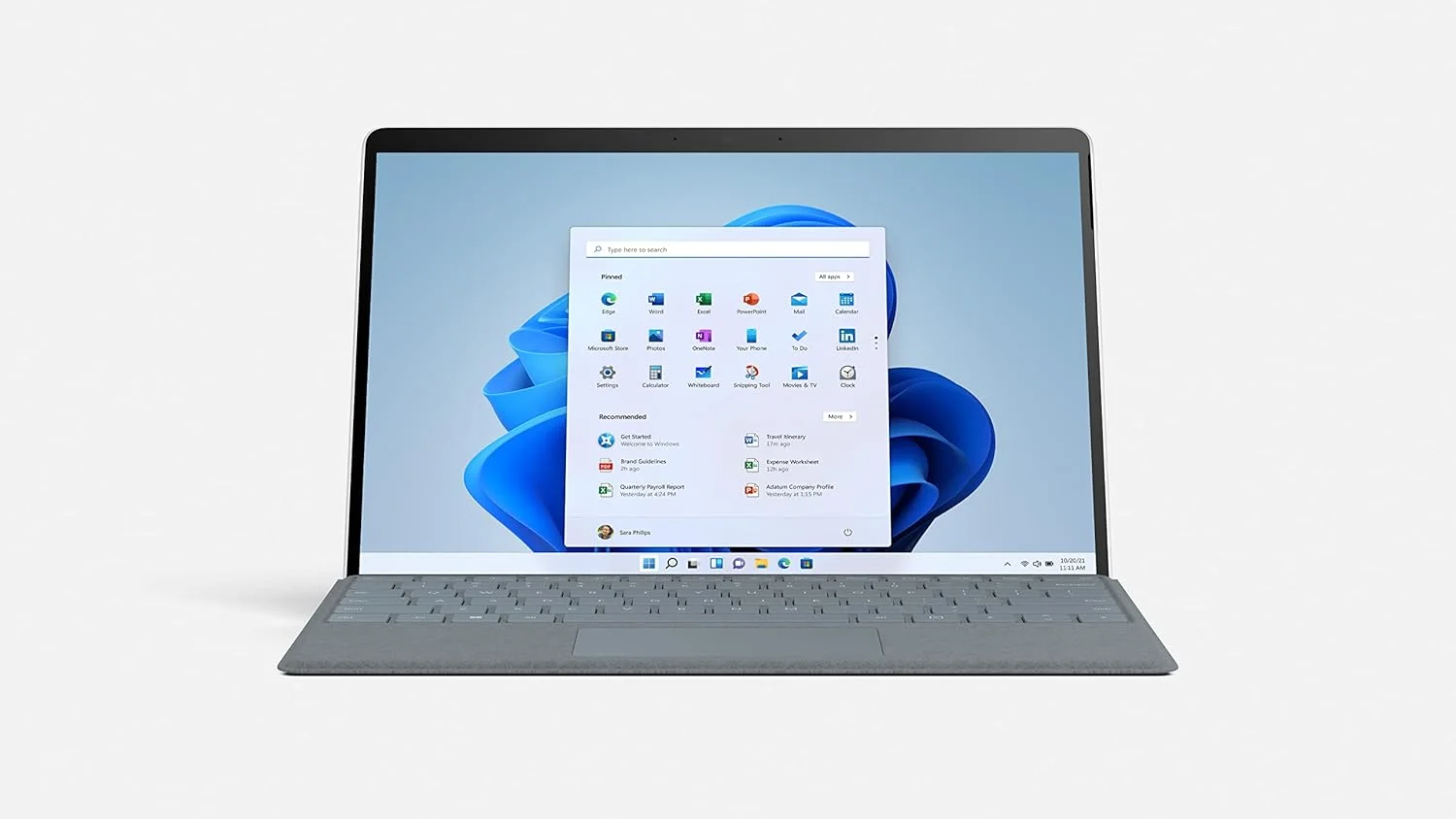 لپ تاپ 2 در 1 مایکروسافت Surface Pro X (بازسازی شده) - تبلت جداشدنی Wifi، Sq2، پیکسل سنس 13 اینچی، 256 گیگابایت SSD، 16 گیگابایت رم، ویندوز 11 (پلاتینیوم) - [E8H-00008]