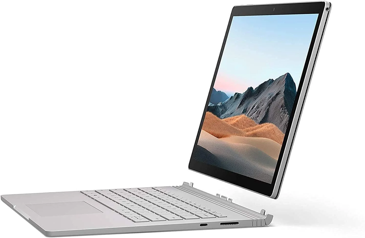 لپ تاپ 15 اینچی Microsoft Surface Book 3 - پردازنده Intel Core i7-1065G7 - حافظه SSD 1 ترابایتی - رم 32 گیگابایتی - ویندوز 10 پرو - کارت گرافیک GeForce GTX 1660 Ti Platinum با 6 گیگابایت GDDR5 + قلم مایکروسافت + بسته دستمال تمیز کننده صفحه نمایش Zipnology