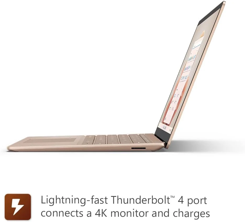 لپ تاپ فوق العاده باریک 13.5 اینچی لمسی مایکروسافت Surface Laptop 5 - طلایی - پردازنده Intel EVO نسل دوازدهم Core i5، رم 8 گیگابایتی، SSD 512 گیگابایتی، ویندوز 11 هوم، دوشاخه UK، مدل 2022 لپ تاپ فوق العاده باریک 13.5 اینچی لمسی مایکروسافت Surface Laptop 5 - طلایی - پردازنده Intel EVO نسل دوازدهم Core i5، رم 8 گیگابایتی، SSD 512 گیگابایتی، ویندوز 11 هوم، دوشاخه UK، مدل 2022