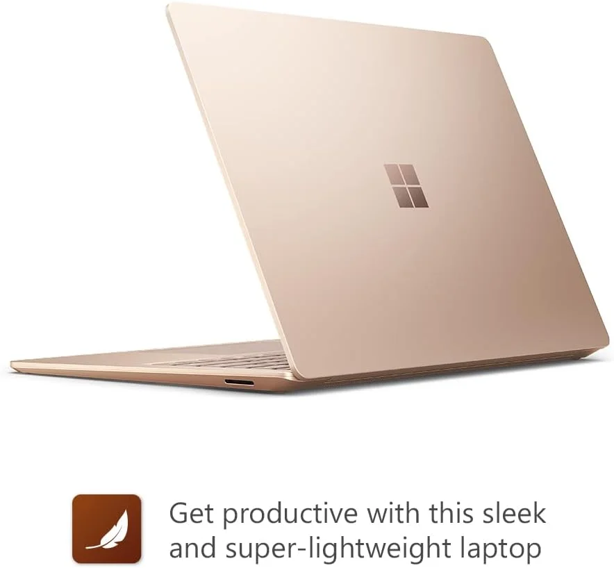 لپ تاپ فوق العاده باریک 13.5 اینچی لمسی مایکروسافت Surface Laptop 5 - طلایی - پردازنده Intel EVO نسل دوازدهم Core i5، رم 8 گیگابایتی، SSD 512 گیگابایتی، ویندوز 11 هوم، دوشاخه UK، مدل 2022 لپ تاپ فوق العاده باریک 13.5 اینچی لمسی مایکروسافت Surface Laptop 5 - طلایی - پردازنده Intel EVO نسل دوازدهم Core i5، رم 8 گیگابایتی، SSD 512 گیگابایتی، ویندوز 11 هوم، دوشاخه UK، مدل 2022