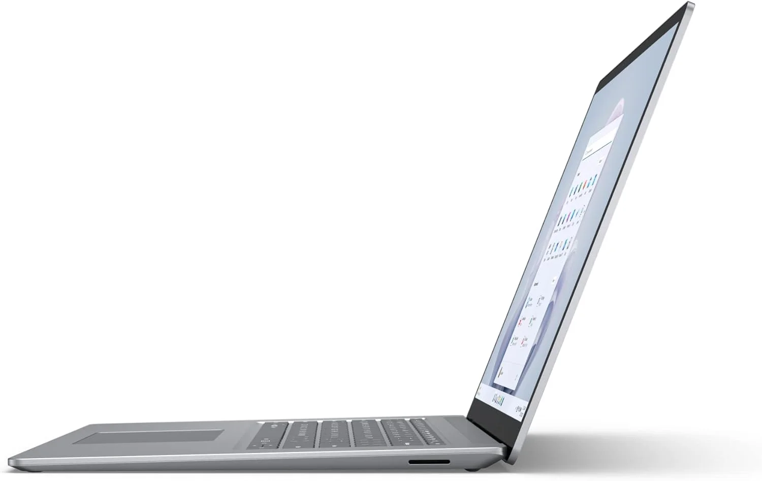 لپ تاپ فوق العاده باریک 15 اینچی لمسی مایکروسافت Surface Laptop 5 - نقره ای - پردازنده Intel EVO نسل دوازدهم Core i7، رم 8 گیگابایتی، SSD 256 گیگابایتی، ویندوز 11 هوم، دوشاخه UK، مدل 2022